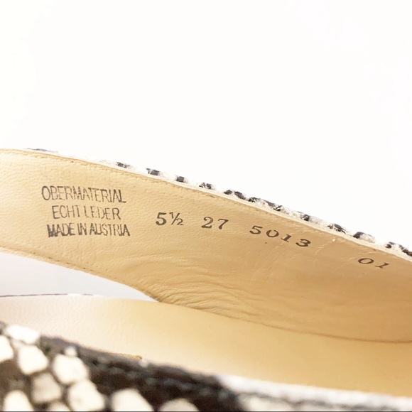 NWOB Paul Green Avanti Peep Toe Slingback Heels - Picture 10 of 12